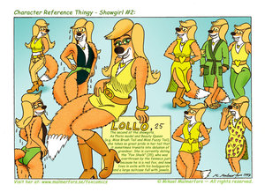 Character Reference Thingy - Showgirl #2: Lollo by Micke