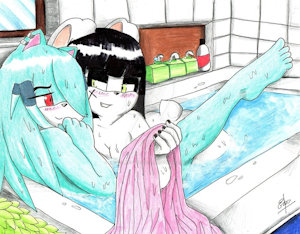 a bath together by EROSART