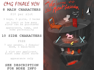 Club Meat Grinder Finale YCH - 18 Slots, 10 of them are free! by NoPantsRelationship