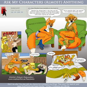 Ask My Characters - Band-Aids 1 by Micke