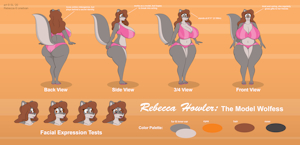 Rebecca Howler Reference Sheet by SatsumaLord
