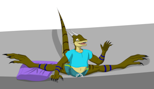 Chase, my very flexible lizard friend by ChaseMute