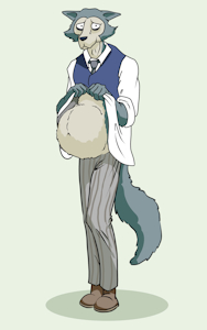 Legosi Beastars Mpreg Fanart Commission by kyshelton