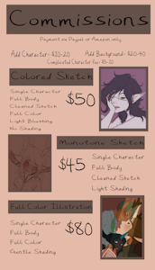 Commissions: open by mysh