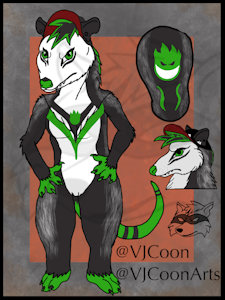 Adoptable - Spits Opossum -Open by VJCoon