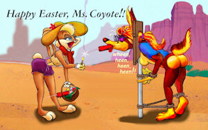 Dottie Coyote, Easter casket by mreiof