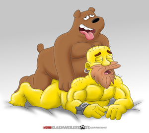 Grizz and Grizzly Shawn having bear sex by RioBenn