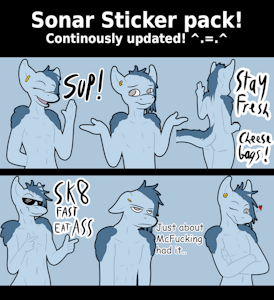 Sonar Telegram sticker-pack by MuteMyth