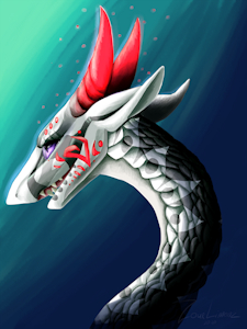 Febrael - Rune Spiral Dragon by ZourLimonz