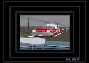 The Picture Jed Coyote Got of the 1958 Buick Ambulance by moyomongoose