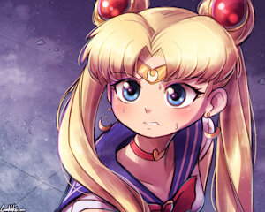 Sailor Moon Redraw Challenge by lumineko