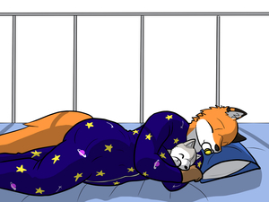 Sleepyfox by Immelmann