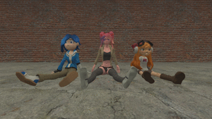 SMG4 Girls in Clock Cleaners by 0640carlos