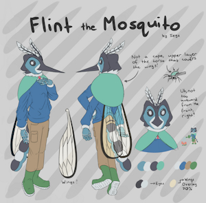 Flint the Mosquito by Virieg