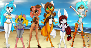 Cj's Swimsuit Competition by CjWeasle
