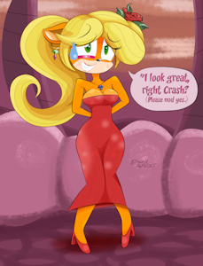 Coco Jam 5 22 - Tight Red Dress by SonicRanticoot