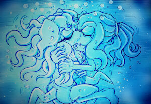 TodSky- Underwater Kiss by MelSky