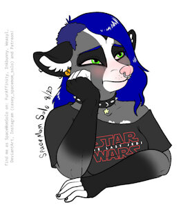 Tired Nerdy Goth SpaceMom by SpaceMomSolo