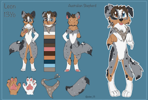 Leon Ref Sheet by FluffyFurry