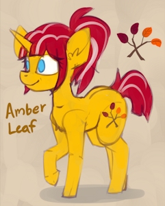 Amber Leaf by MarsMiner