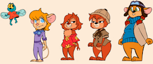 [Comm] Genderswap rodents by SoulCentinel