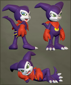 Impmon by cinnamoncookies