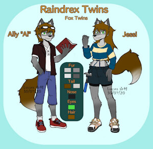{•Beta Ref: Raindrex Twins•} by JessiRain