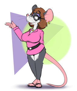 Business Lady Mouse by Emenius