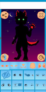 Furry avatar app creation, ref, and commission by Wolfester