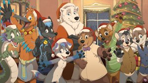 A Bearly Furcasting Staff Christmas! by pandapaco