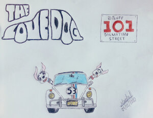 Dylan x Dolly & Herbie The Love Bug by IsraDalmatian101