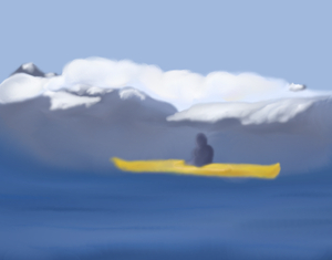 Kayaking By The Mountains ($2) by KaraRose