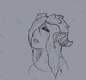 [P] Lana in the Rain by AsterBunn