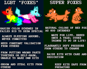 Super Straight Foxes by UnstableSable