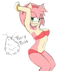 amy rose by furryfruit