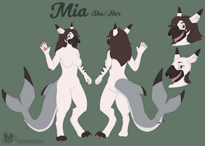 Mia Reference Sheet SFW by RowdyMonster