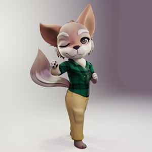 3D chibi commission by Teiozemo