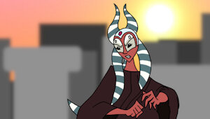 Shaak Ti's self defense by Demotan06