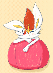 Bun on the bouncy ball by cradet
