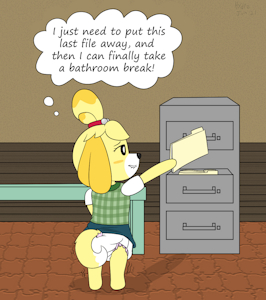 Isabelle's Bathroom Break by HydroFTT