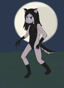 Werewolf girl by kodoma00