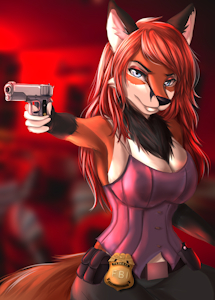 Stop or I'll Shoot by WereFox