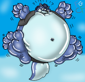 Zoltan the Big Wuffy Balloon by TheRedSkunk