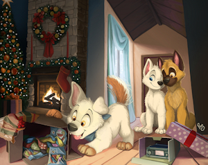 Boltee Christmas by pandapaco