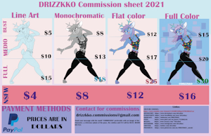DRIZZKKO COMMISSION SHEET 2021 by DRIZZKKO
