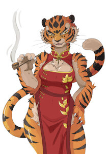 Master Tigress Night Out by DoctorZi