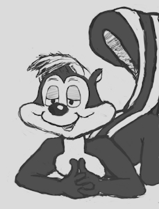big skunk boy by Cintoon