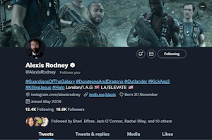 Alexia Rodney follows me by Kcomic2019