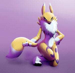 Renamon Again by Lily