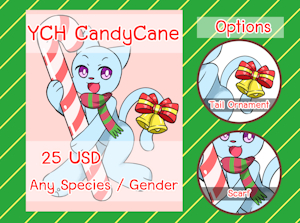 YCH - Candy Cane by Vio023